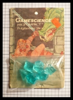 Dice : Dice - DM Collection - Gamescience Classic Aquamarine Early Packaged 6 Dice Set - Ebay Sept 2011